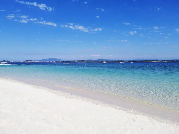 Beautiful Shot Beach Illa Arousa Island Galicia Spain — Stock Photo, Image