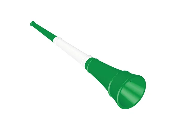 Återgivning Vuvuzela Instrumentet — Stockfoto