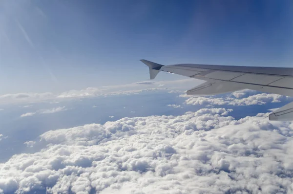 飛行機からの雲の美しいショット — ストック写真