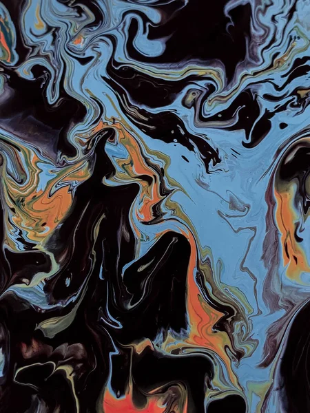Вертикальный Кадр Абстрактной Живописи — стоковое фото