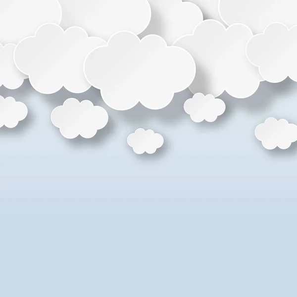 Illustration Group Clouds Bluish Background — Stock Photo, Image