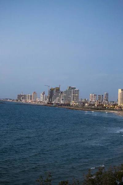 Ett Vertikalt Skott Staden Tel Aviv Israel — Stockfoto