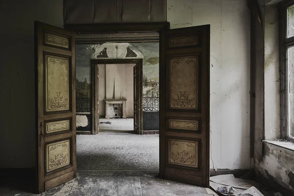 Interior Edificio Viejo Abandonado — Foto de Stock