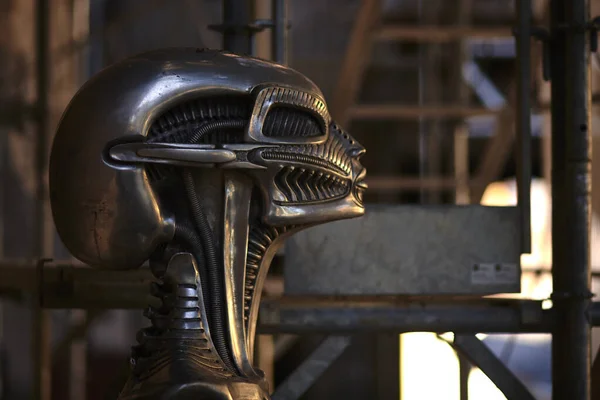 Gruyere Suíça Setembro 2019 Alienígena Outras Criações Artista Suíço Giger — Fotografia de Stock