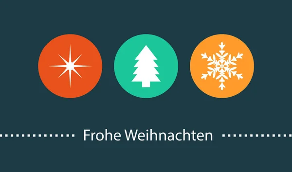 Ein Illustratives Set Von Weihnachtssymbolen Ein Stern Ein Weihnachtsbaum Und — Stockfoto