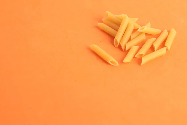 Overhead Shot Raw Pasta — Stock Photo, Image