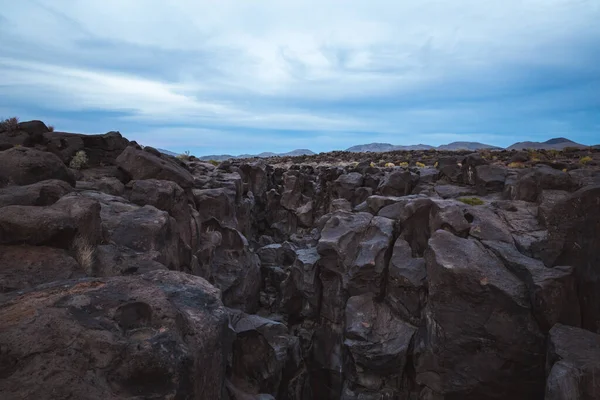 Uma Bela Foto Fossil Falls Califórnia — Fotografia de Stock