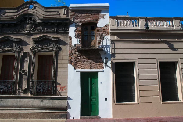 2014年9月30日 Casa Minima Minimal House 阿根廷最狭窄的房屋 位于圣泰莫 最古老的地区之一 — 图库照片