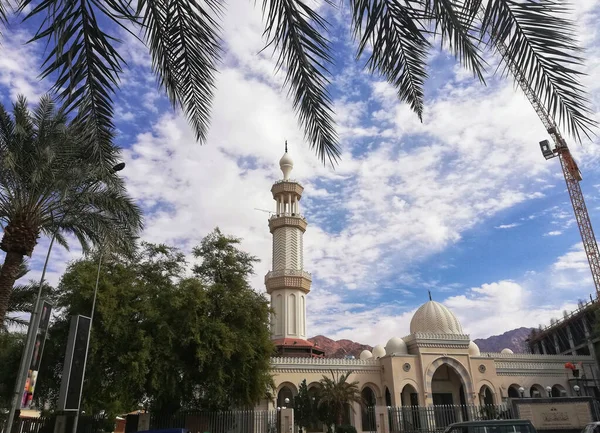 Гарний Постріл Мечеті Хусейна Бін Алі — стокове фото