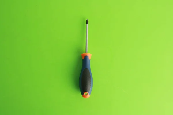 High Angle Shot Screwdriver Tipped Star — Stock Photo, Image