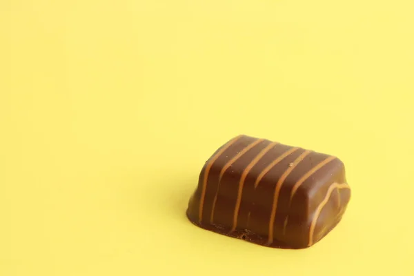 Belçika Dan Lezzetli Bir Bonbon Kakao Çikolata Şekeri — Stok fotoğraf