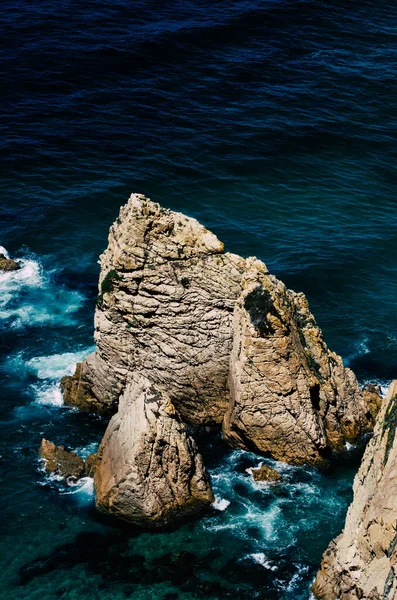 Вертикальний Висотомір Великих Гірських Утворень Морі — стокове фото