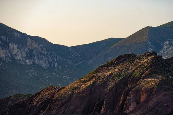 Захоплюючий Знімок Красивих Скелястих Гір — стокове фото