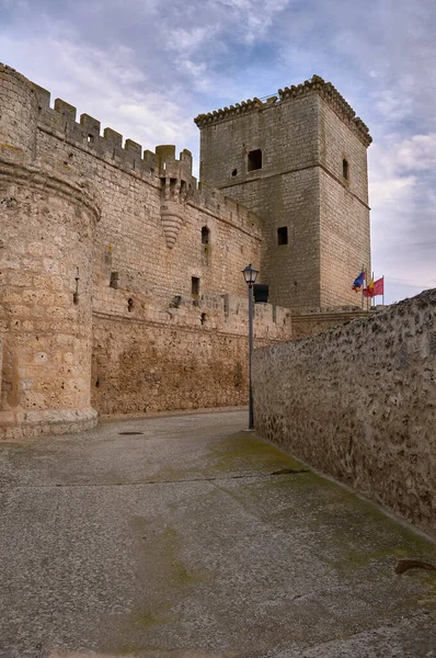 Portillo Spanyolország Mar 2020 Portillo Vár Képe Castle Található Valladolid — Stock Fotó