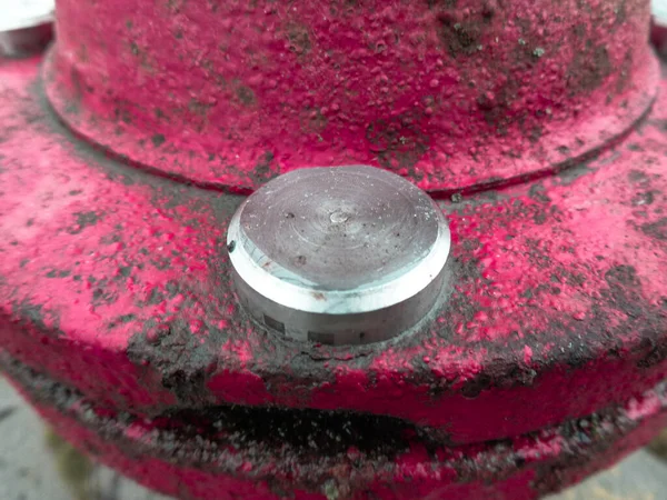 Podrobnosti Starém Požárním Hydrantu — Stock fotografie