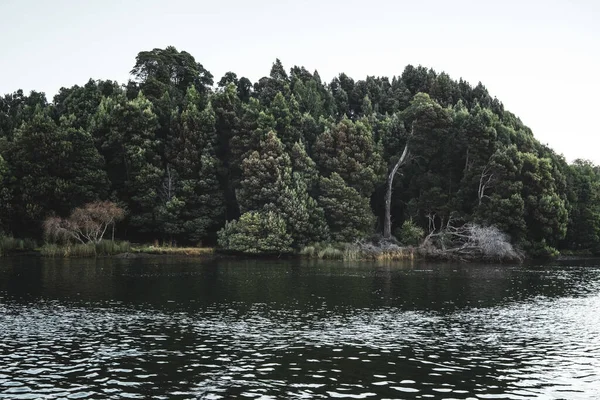 Mesmerizing View Calm Lake Surrounded Greenery — Zdjęcie stockowe