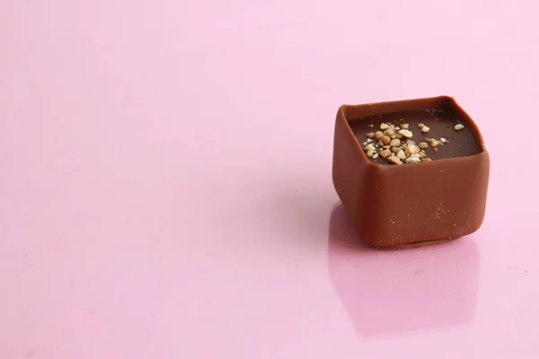 Pyszne Bonbons Czekolada Kakaowa Cukierki Belgii — Zdjęcie stockowe