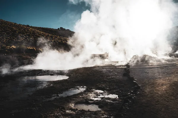 Breathtaking Shot Tatio Geysers Atacama Region Chile — Stock Photo, Image