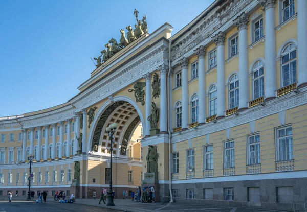 Saint Petersburg Russia Settembre 2017 Foto Grandangolare Del Palazzo Dello — Foto Stock
