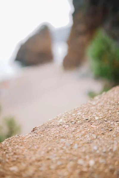 Costa Brava Kıyısı Manzara Kayalar Güzel Manzara — Stok fotoğraf