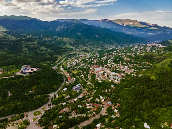 Fantastisk Antenn Bild Dilijan Landskap Armenien — Stockfoto