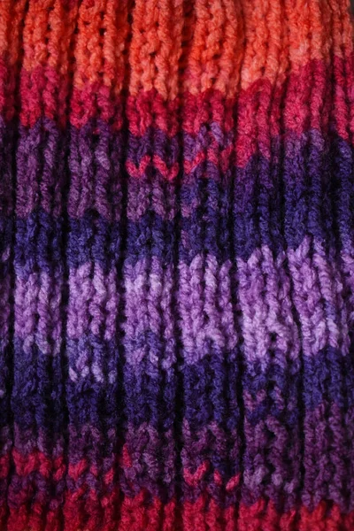 Closeup Shot Knitted Wool Textile — Stock Photo, Image