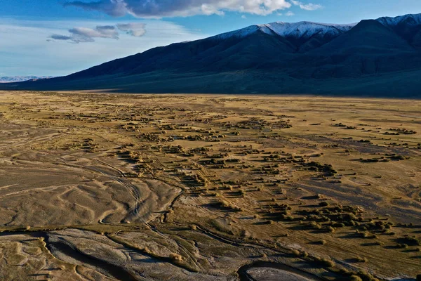 蒙古风景的航拍 — 图库照片