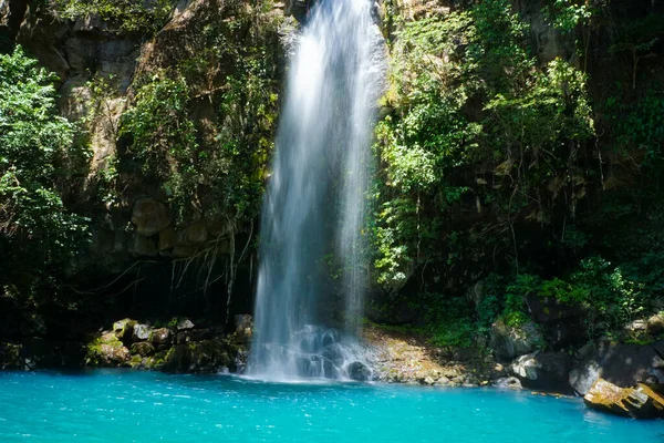 Gyönyörű Kilátás Nyílik Vízesés Zöldövezetben Costa Rica — Stock Fotó