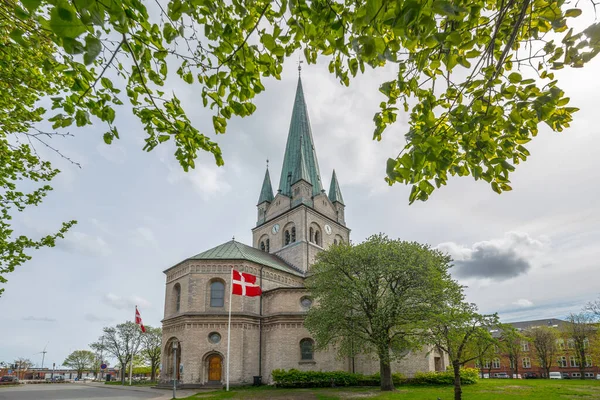 Kościół Frederikshavn Danii — Zdjęcie stockowe