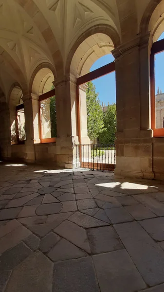 Een Verticaal Shot Van Kasteel Zamora Spanje — Stockfoto