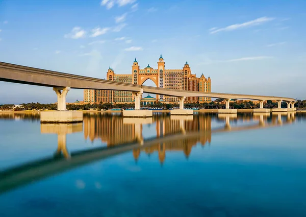 Dubai United Arab Emirates Dec 2019 View Famous Atlantis Hotel — стокове фото