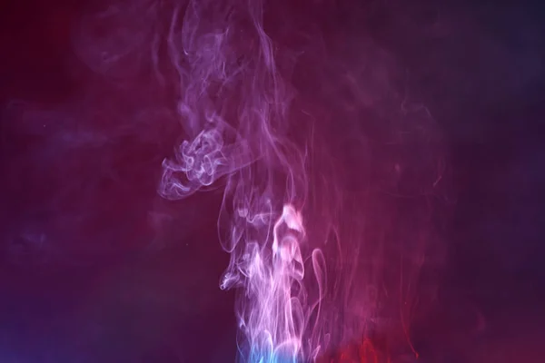 Closeup Smoke Incense Stick Creating Abstract Background — Stock Photo, Image