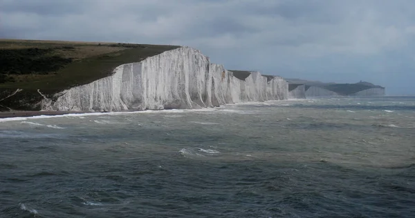 Een Horizontaal Shot Van Mooie Seven Sisters Cliffs Sussex — Stockfoto