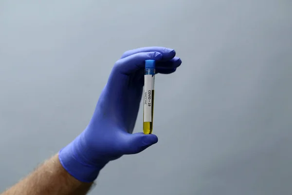 Una Inyección Enfoque Superficial Médico Con Vacuna Contra Coronavirus Covid — Foto de Stock