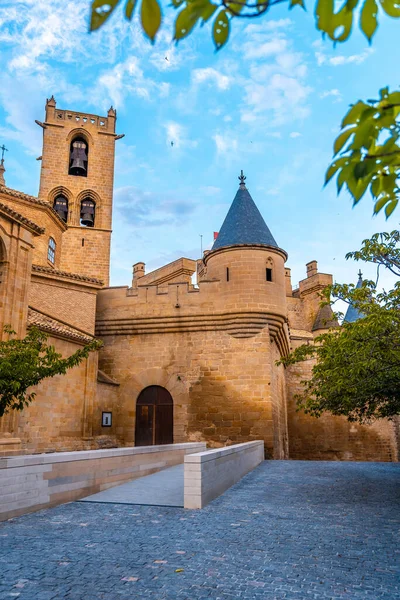 Vertical Shot Monastery Navarra Spain Castillo Olite Olite Spain — Stock Photo, Image