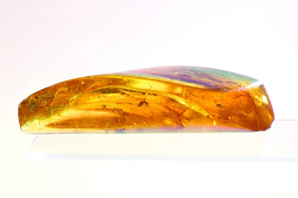 Closeup Shot Amber Stone — Stock Photo, Image