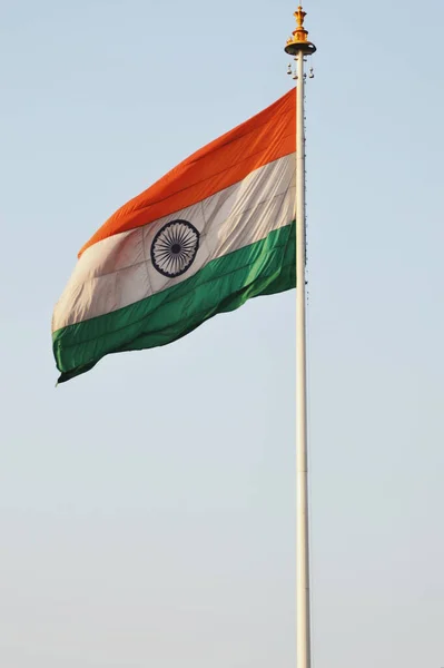 Vertical Shot India Flag — Stock fotografie