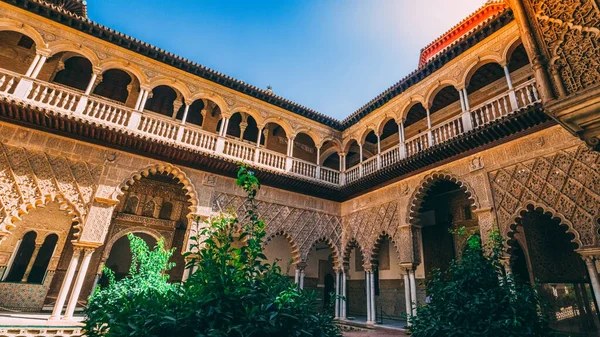 Una Hermosa Toma Royal Alcazar Sevilla España — Foto de Stock