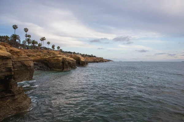 Uma Bela Foto Dos Sunset Cliffs San Diego Califórnia — Fotografia de Stock