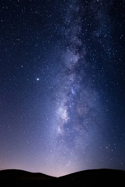 Una Toma Vertical Hermoso Cielo Estrellado Perfecto Para Papel Pintado — Foto de Stock