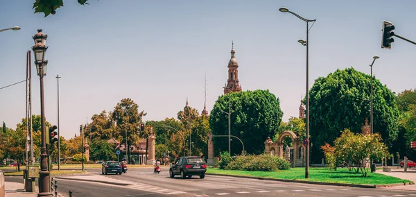 Севиль Испания Июля 2020 Улицы Центра Города Градусами Время Ковид — стоковое фото