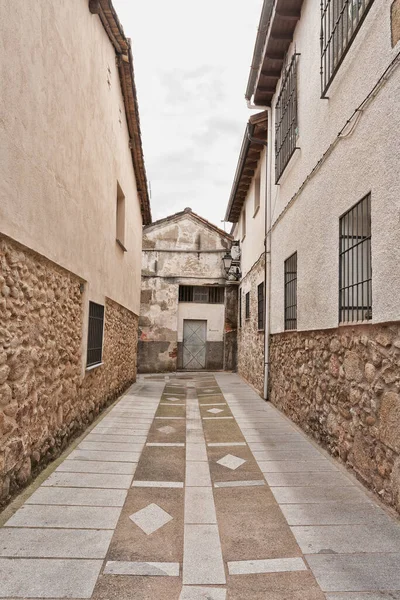 Jerte Spanien April 2017 Typische Straße Der Stadt Jerte Der — Stockfoto