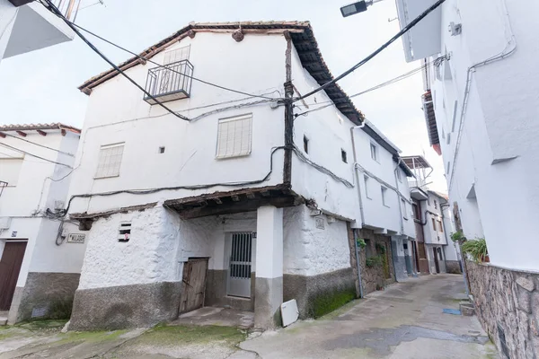 Casas Del Castaar España 2018 Diferentes Vistas Ciudad Calles Casas —  Fotos de Stock