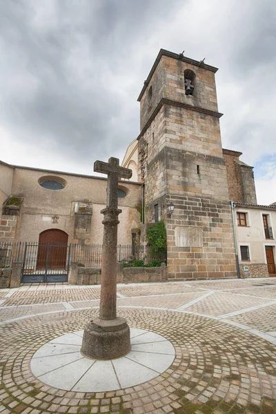 Navaconcejo Španělsko Dubna 2018 Kamenný Kříž Městě Navaconcejo — Stock fotografie