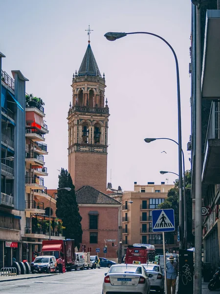 Seville Spanje Jul 2020 Straten Van Het Stadscentrum Met Meer — Stockfoto