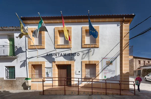 Garguera Španělsko Února 2019 Pohled Různé Budovy Města Garguera — Stock fotografie