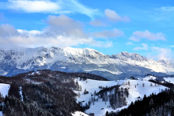 Beautiful Landscape Bucegi Mountains Winter — Stock Photo, Image