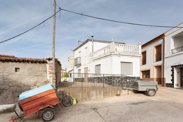 Cedillo España Abr 2019 Diferentes Vistas Ciudad Calles Casas Edificios —  Fotos de Stock