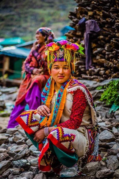 Malana Village India Apr 2016 Malana Village People Life Celebrations — стокове фото