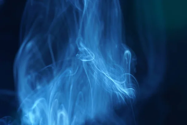 Krásný Modrý Kouř Vzduchu Skvělý Tapety — Stock fotografie